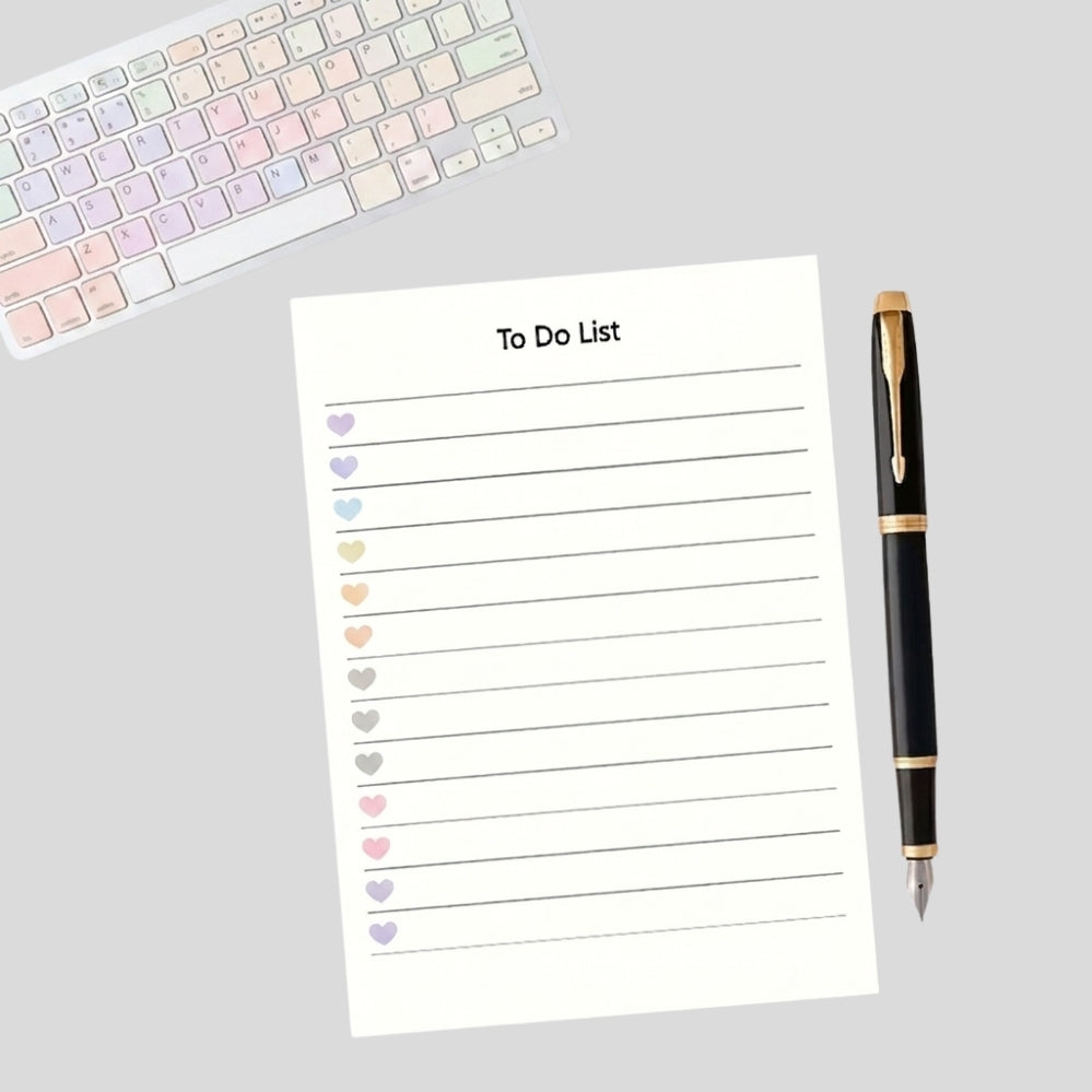Bloc-notes de planification quotidienne avec 50 feuilles détachables pour listes de tâches et organisation de bureau