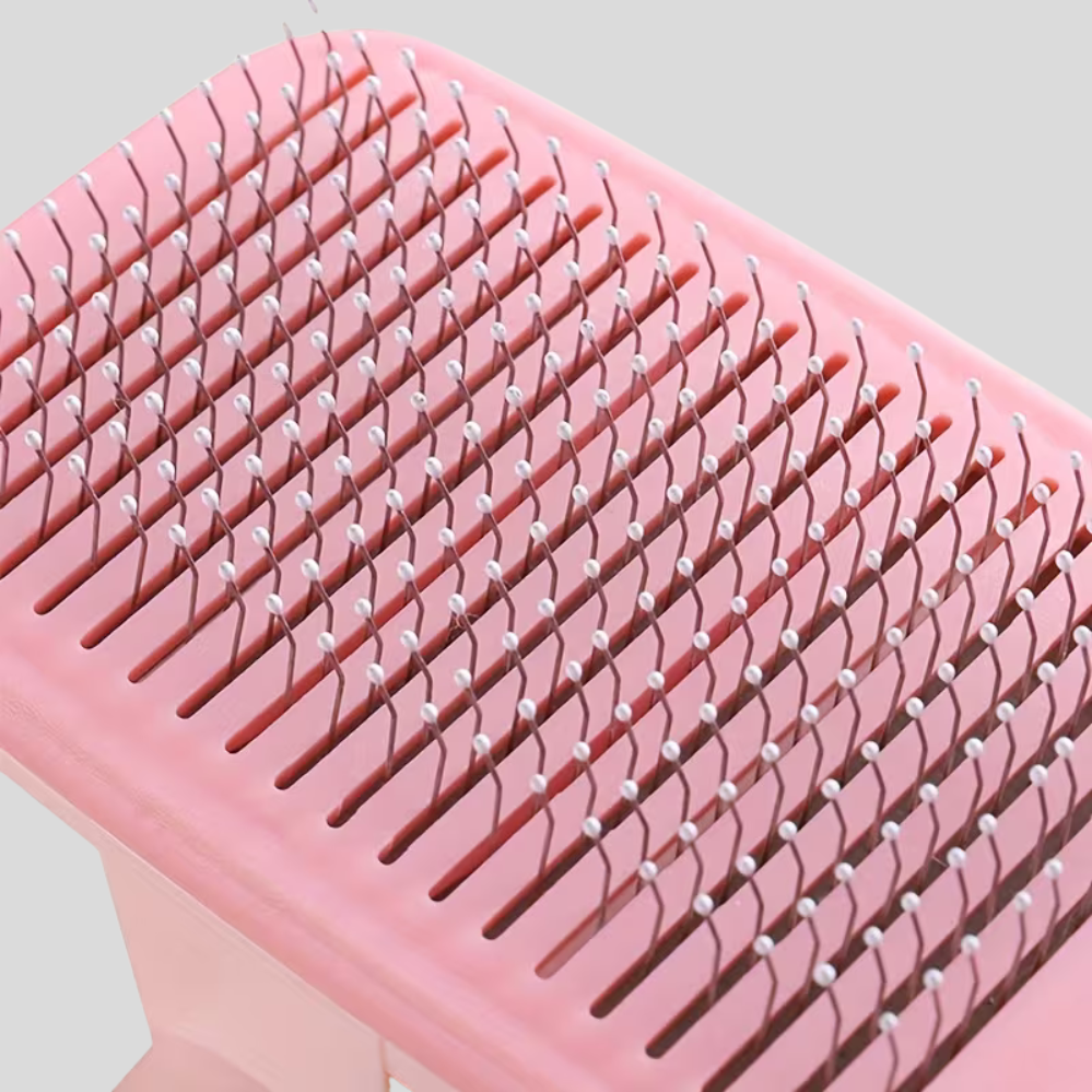 Grooming comb for dogs and cats with detangling needles, ideal for removing knots and dead hair on long or short coats