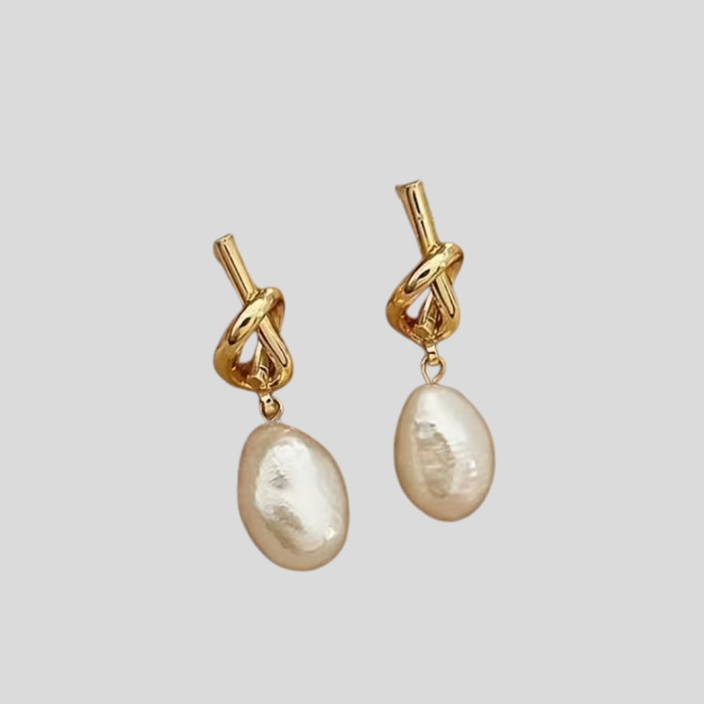 Boucles d’oreilles pendantes perles style baroque femme – fantaisie, quotidien & occasions spéciales