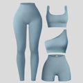 Ensemble yoga multi-pièces – tenue sportive complète pour entraînement et fitness