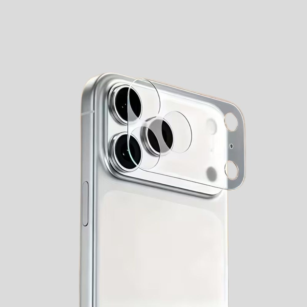 Protection lentille caméra iPhone 17 – lot 5 pièces, transparent, anti-rayures