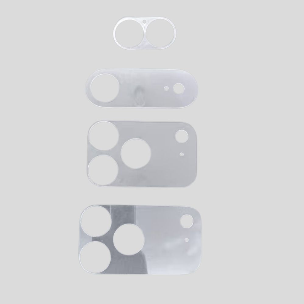 Protection lentille caméra iPhone 17 – lot 5 pièces, transparent, anti-rayures