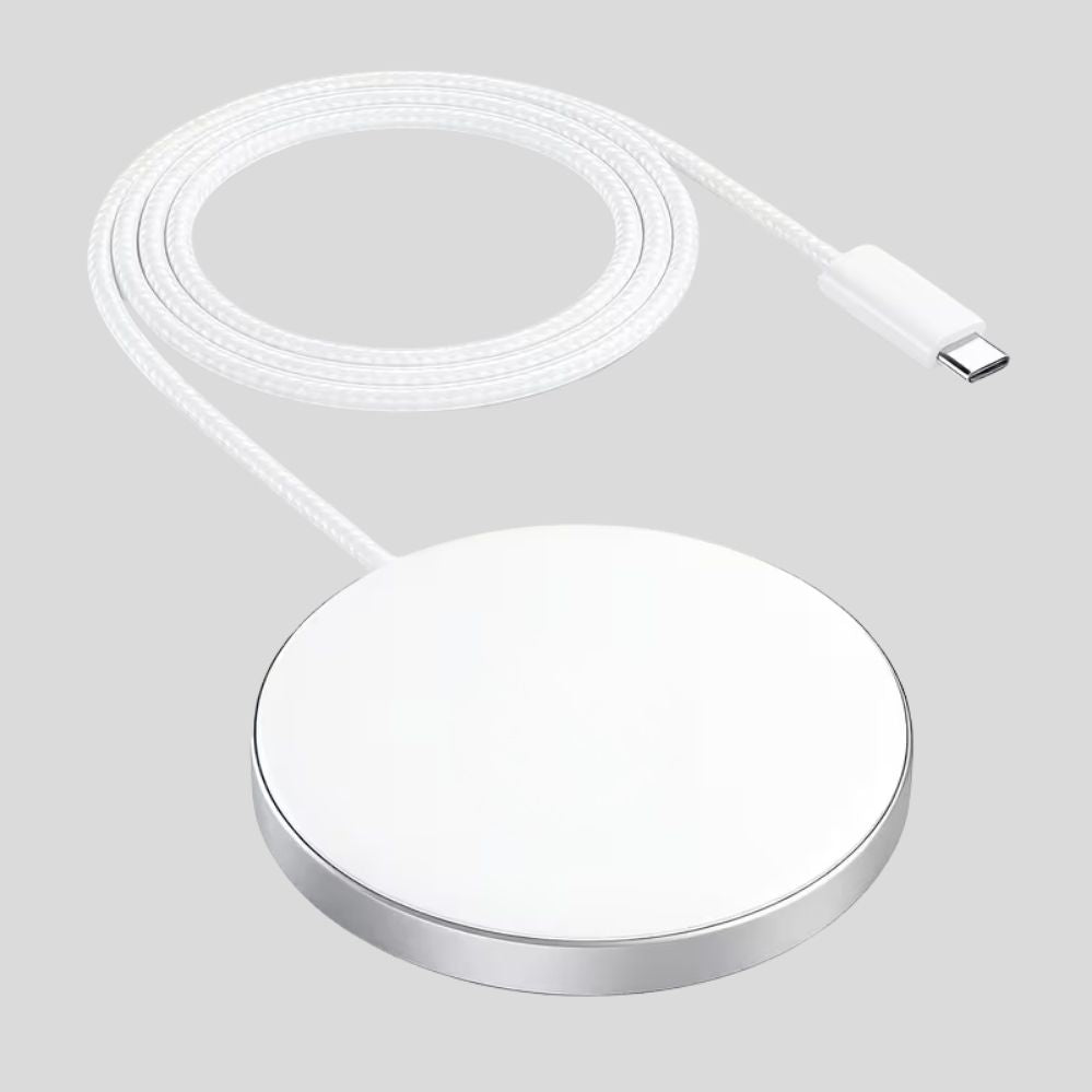 Chargeur sans fil magnétique 25W Qi2.2 – MagSafe USB-C, design slim iPhone & Android