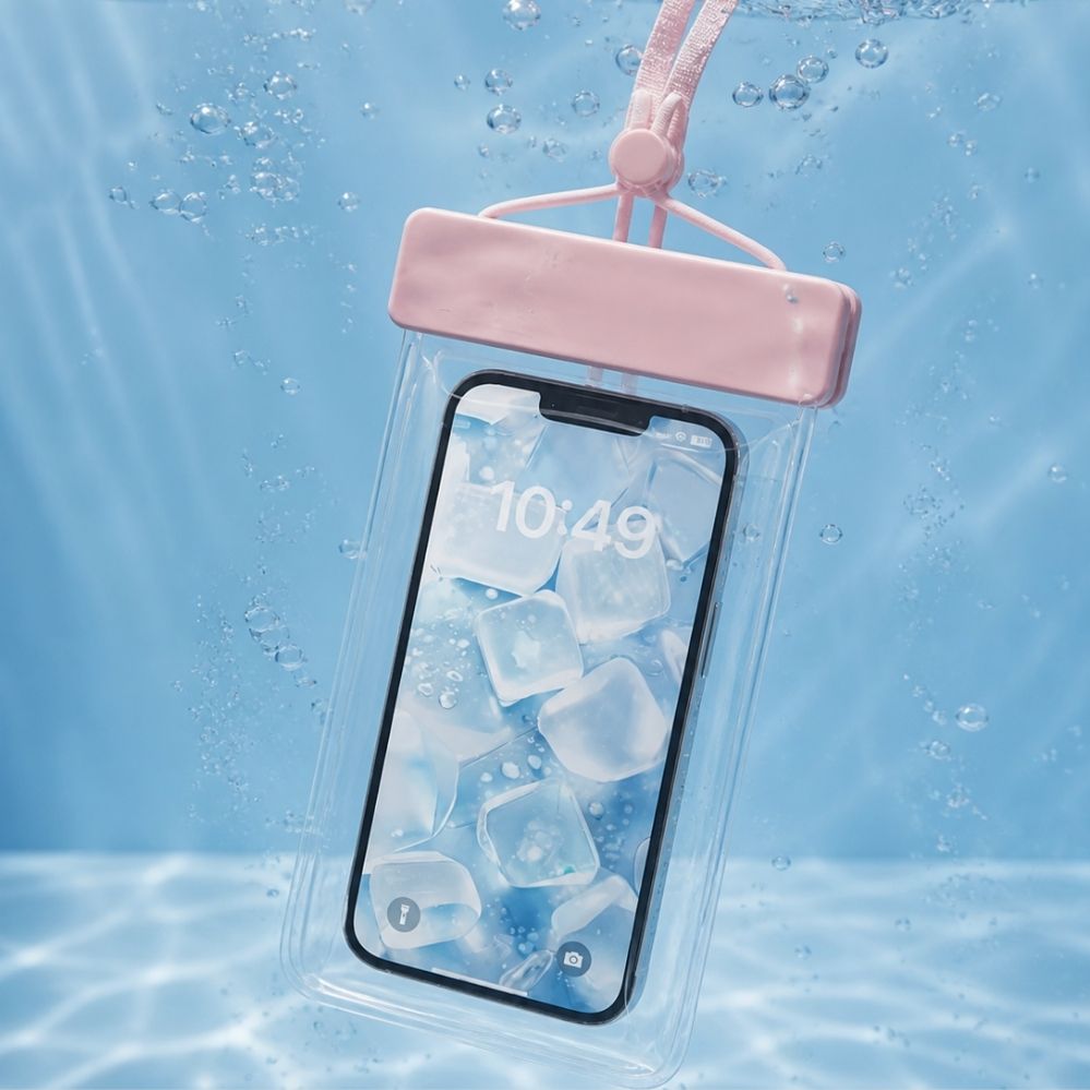Étui téléphone étanche avec sangle – écran tactile, natation, plongée & activités outdoor