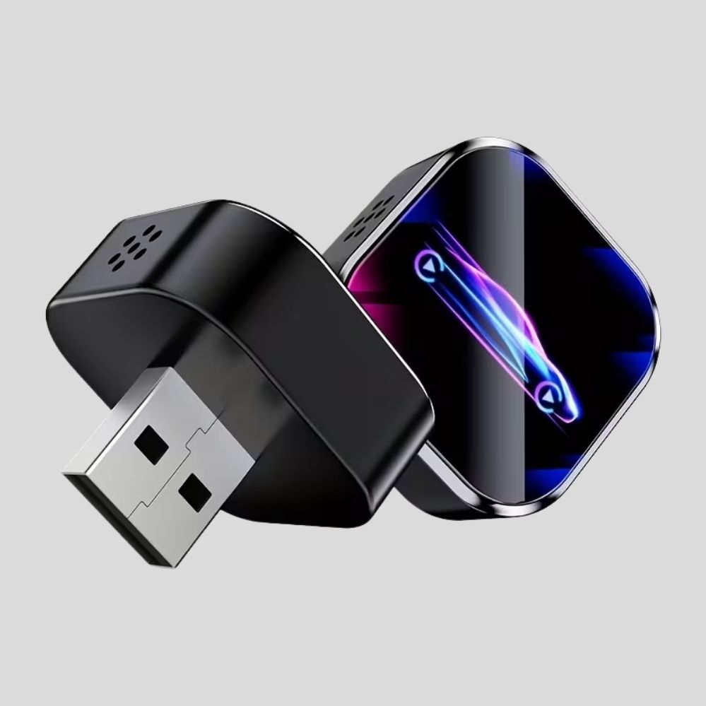 Adaptateur CarPlay sans fil 2-en-1 iOS – plug & play, miroir écran intelligent pour voiture