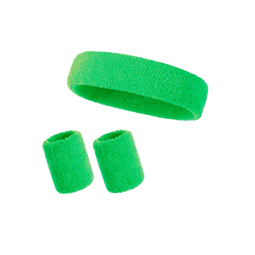 Headband and sports wristbands set