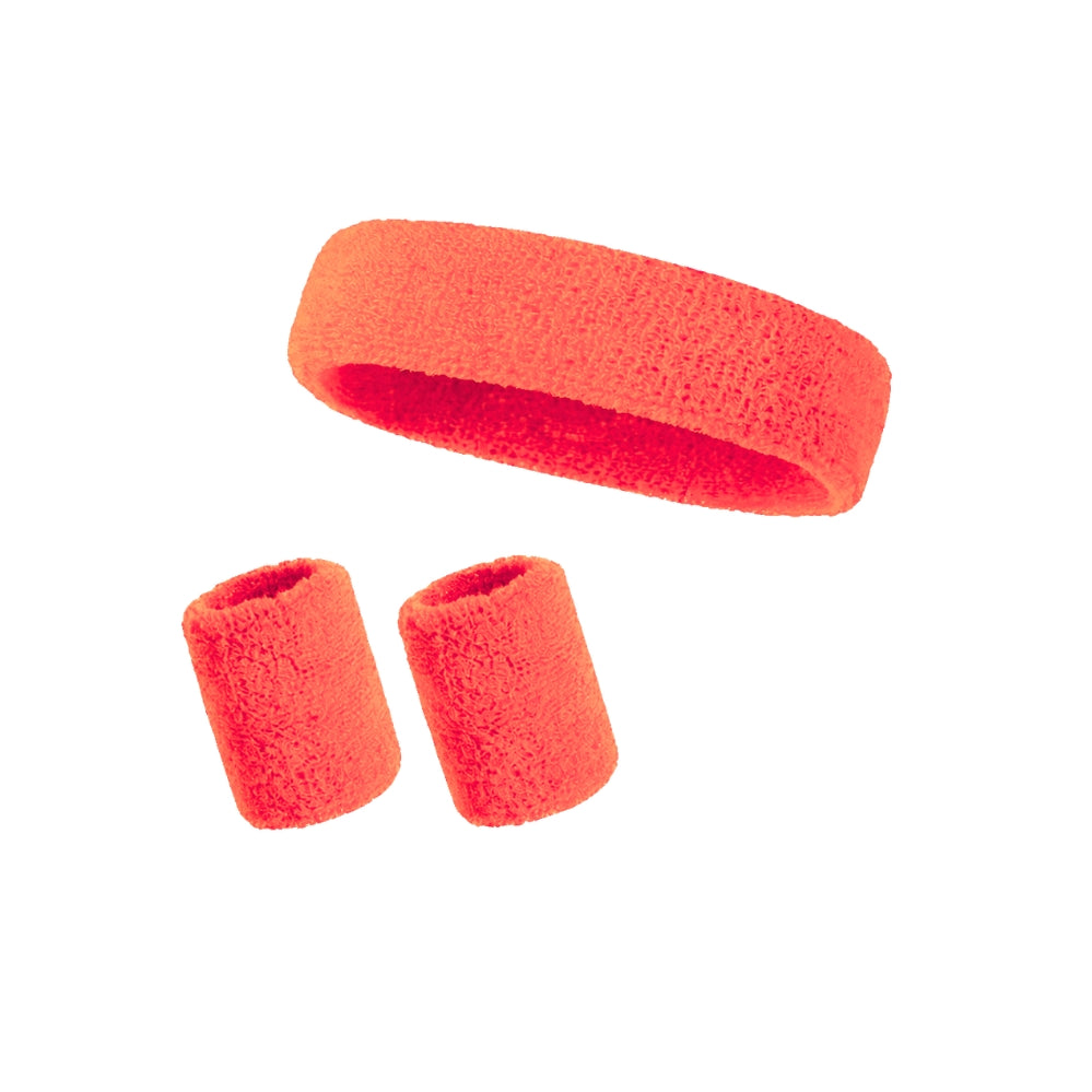 Headband and sports wristbands set