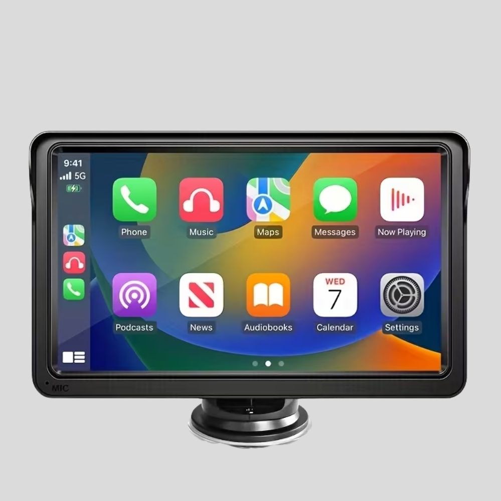 Écran voiture VENBES 7” CarPlay & Android Auto sans fil – USB, FM, AUX tactile