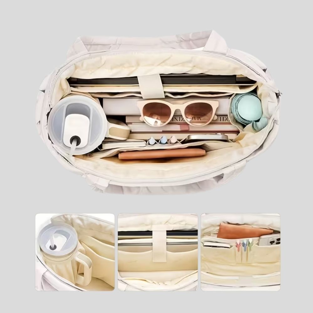 Ensemble sacs femme 2026 – grand sac fourré multi-compartiments, voyages & quotidien