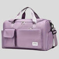 Sac de voyage grande capacité unisexe – nylon, week-end & sport, compartiment chaussures