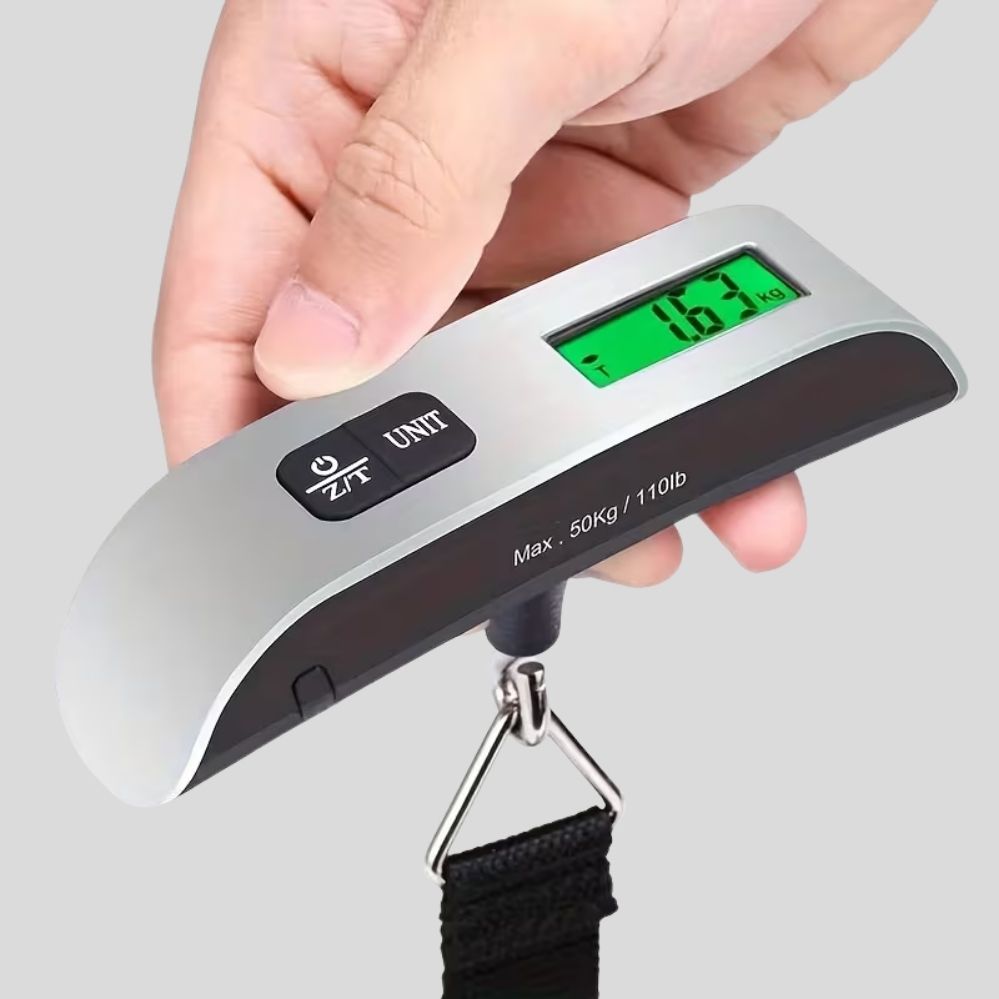 Balance de voyage portable numérique – jusqu’à 50 kg, précision 10 g