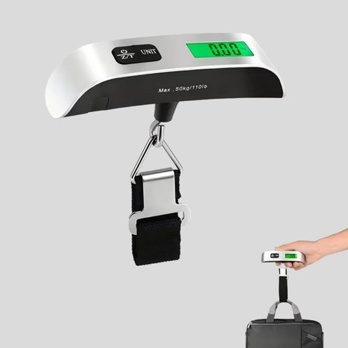 Portable Digital Travel Scale – up to 50 kg, 10 g precision