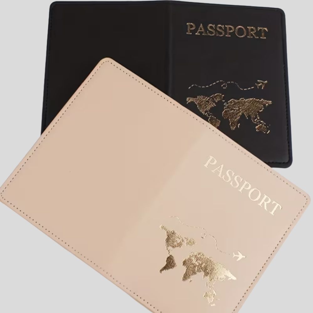 Lot de 2 porte-passeports tendance – étuis de voyage élégants pour passeport