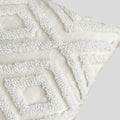 Housse de coussin bohème tuftée à motifs géométriques avec glands pour canapé, lit ou fauteuil