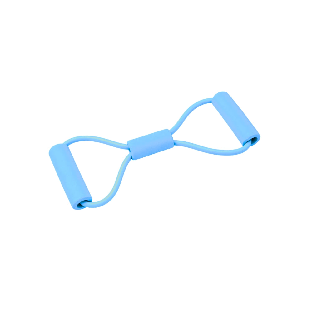Fitness resistance band with handles