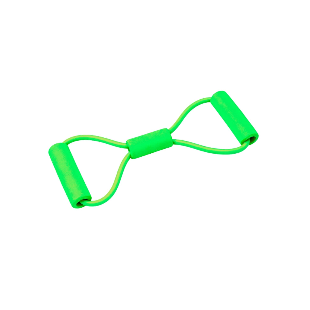 Fitness resistance band with handles