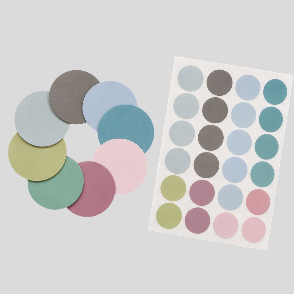 Lot de 400 autocollants transparents pour marque-pages, carnets et organisation de bureau