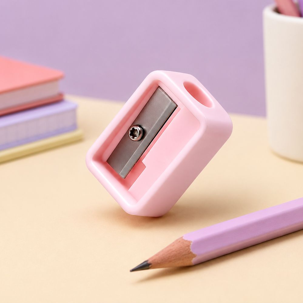 Taille-crayon compact pour bureau, école et usage quotidien