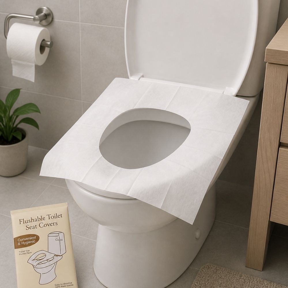 Housse de siège de toilette portable – protection hygiénique universelle, voyage & hôtel