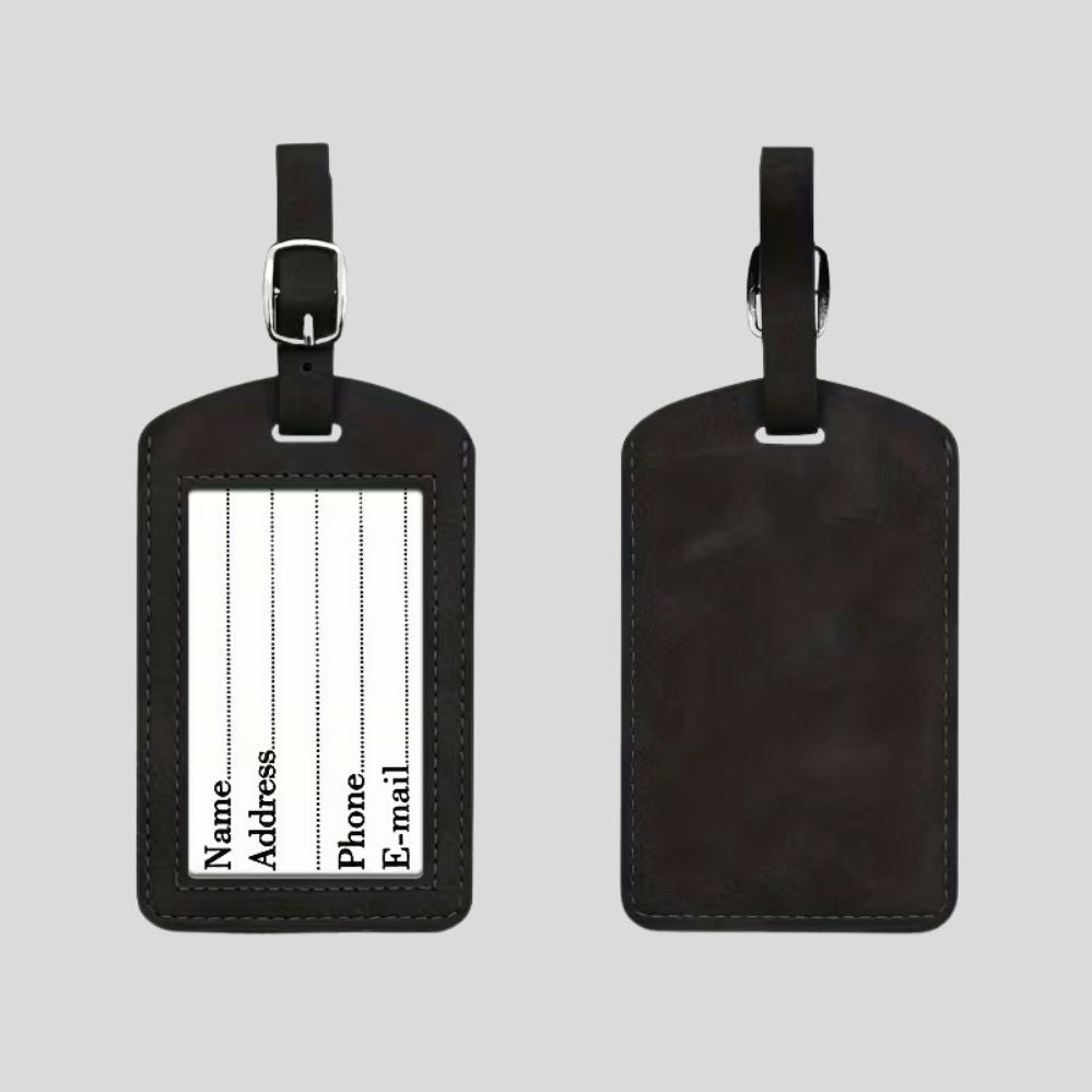 Étiquette de bagage créative – identification suspendue pour voyage, hôtel & embarquement