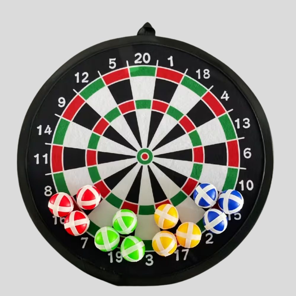 Jeu de Cible à Balles Collantes – Ensemble de Lancer Intérieur et Extérieur pour Enfants