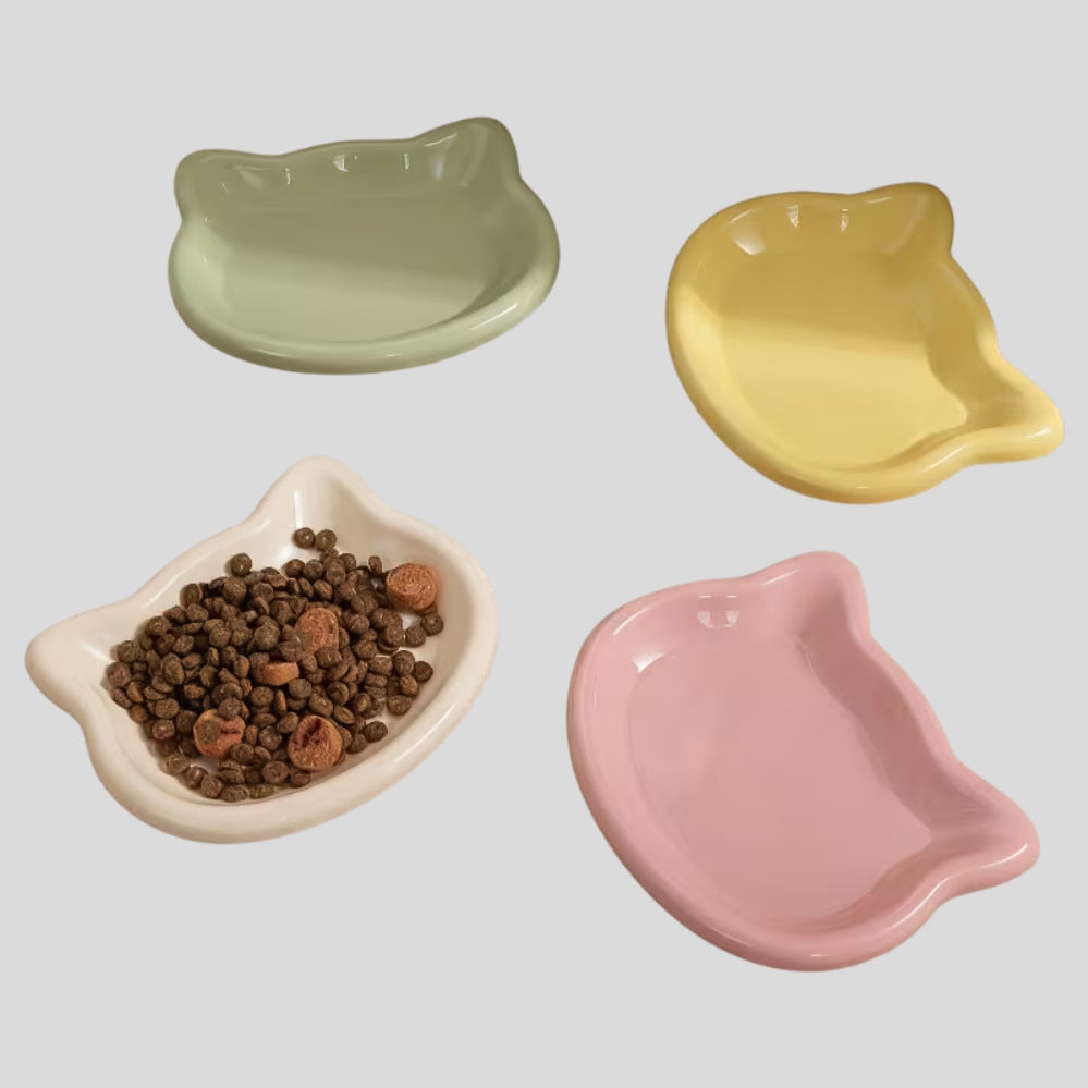 Lot de 5 bols pour chats et petits chiens avec cuillère incluse, design antidérapant facile à nettoyer et adapté au quotidien