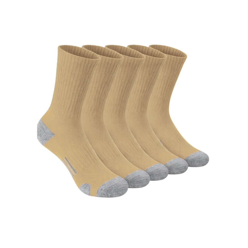Pack of reinforced mid-calf socks
