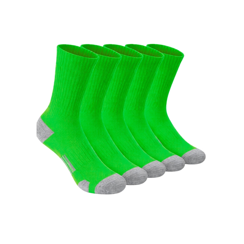 Pack of reinforced mid-calf socks