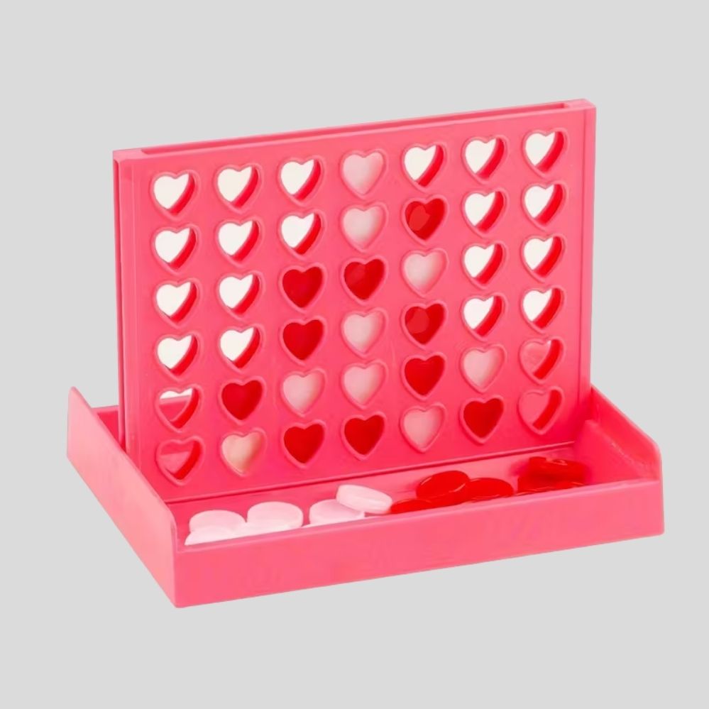 Jeu de Voyage Love en Rangée – Jeu Pliable Parent-Enfant Portable 10,16 cm
