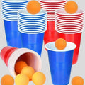 Ensemble de Ping-Pong Party 24 Pièces avec Gobelets et Balles – Jeu de Fête pour Soirées et Anniversaires