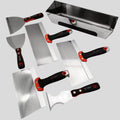 Set de 7 spatules et couteaux à mastic – rénovation, ciment & travaux de finition