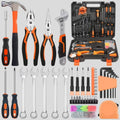 Kit outils 104 pièces – marteau, pinces, tournevis & clé, maison et voiture