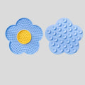 Tapis de léchage en forme de fleur pour chien et chat – Distributeur de nourriture lent antidérapant avec ventouses, idéal pour réduire l’anxiété et favoriser l’hygiène dentaire