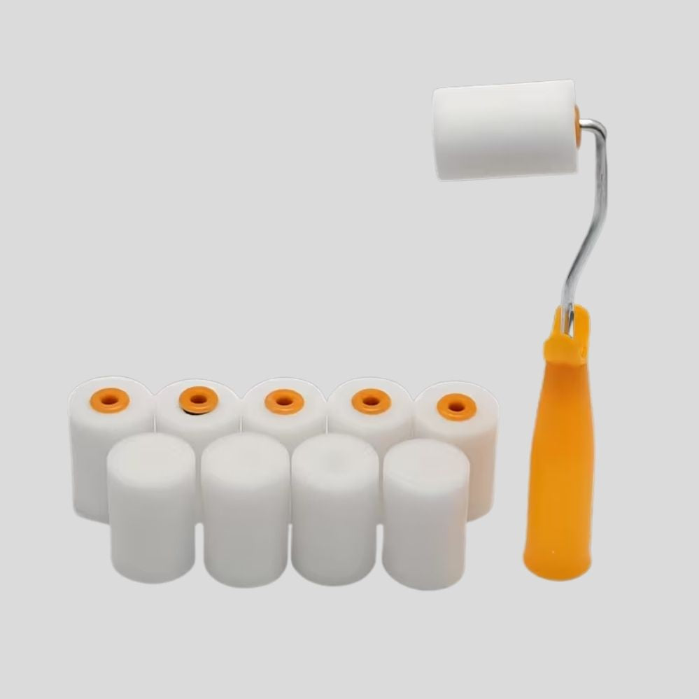 Set 11 mini rouleaux mousse 2” – peinture intérieure, finition lisse