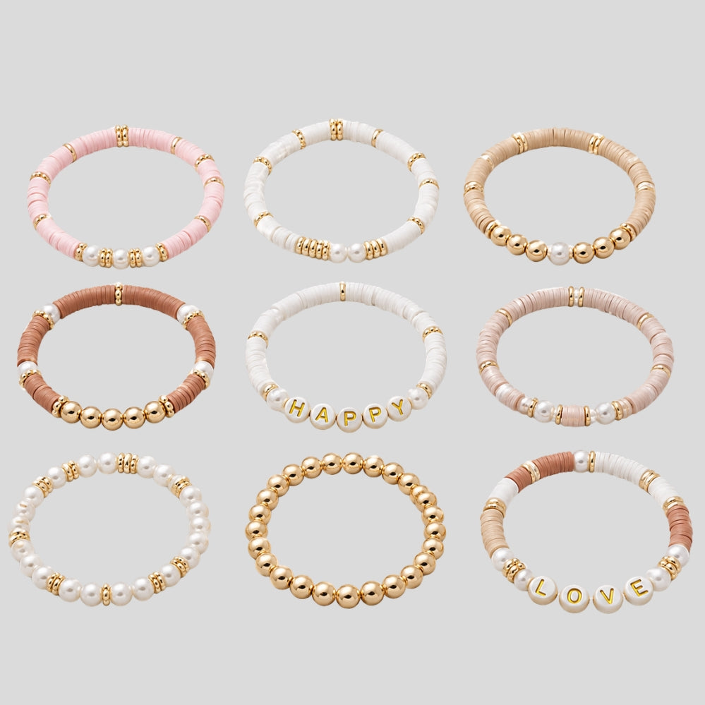 Kit bijoux DIY 2850 pièces – perles, alphabet & boîte de rangement, bracelets d’amitié