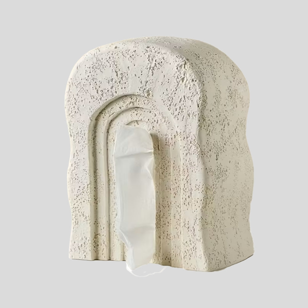 Boîte à mouchoirs décorative en résine pour salle de bain, bureau ou chambre au style moderne et minimaliste