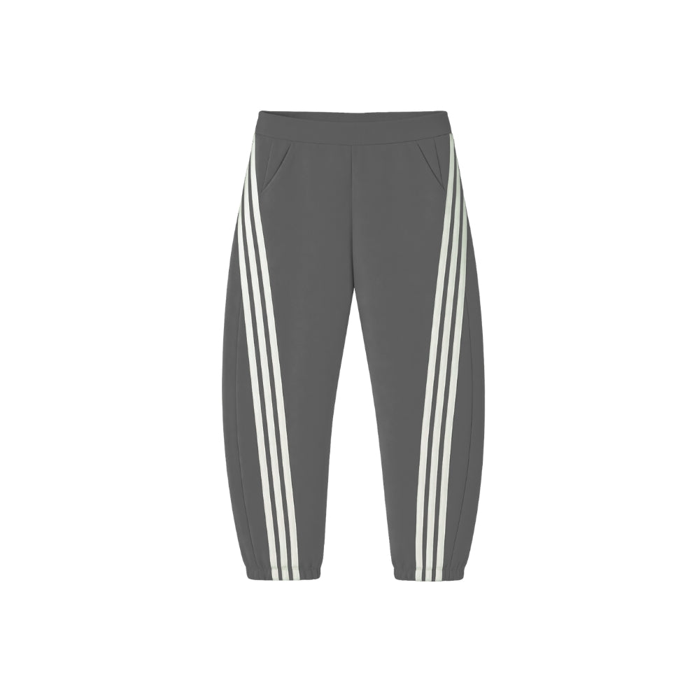 Jogging sport coupe ajustée à rayures