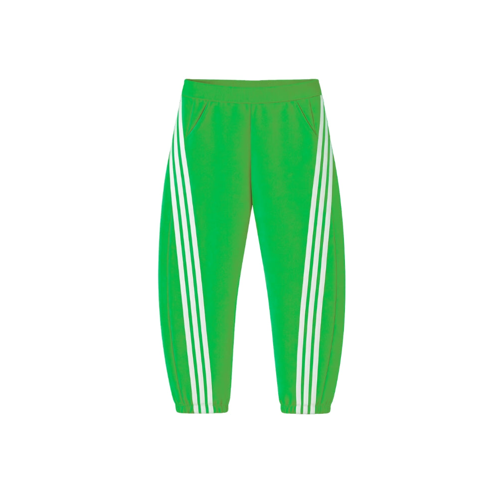 Fitted striped jogging pants