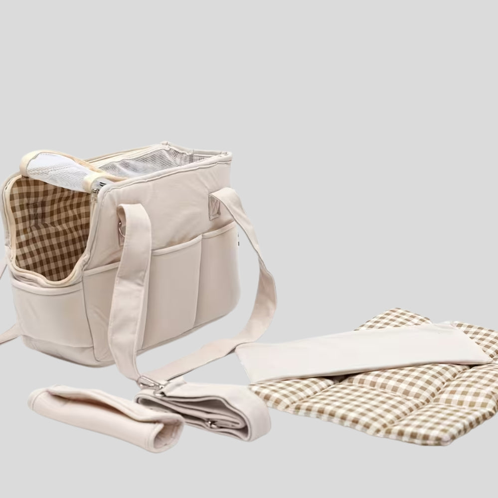 Sac de transport pliable et respirant pour petits et moyens chiens et chats