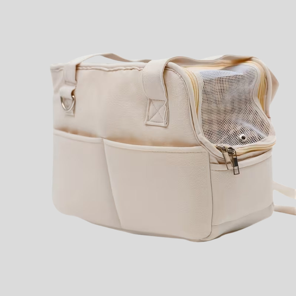 Sac de transport pliable et respirant pour petits et moyens chiens et chats