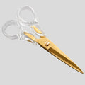 Ciseaux de bureau professionnels – lames dorées inox, coupe-papier élégant & durable