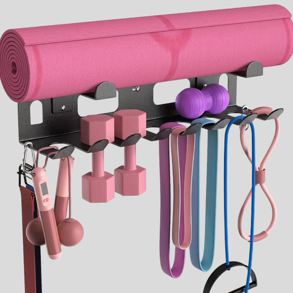 Support de rangement yoga & fitness – tapis et accessoires
