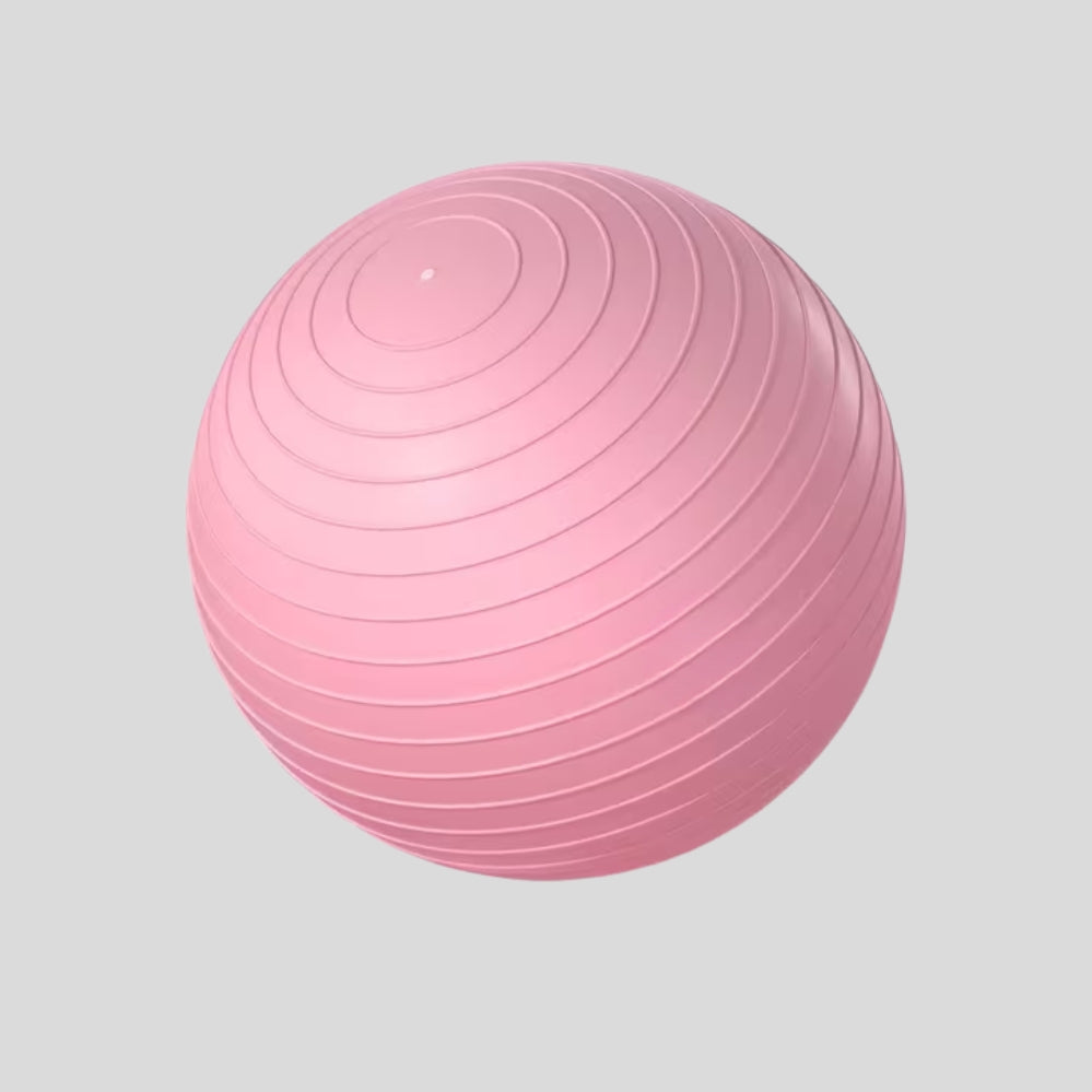 Balle de fitness INRT – yoga, Pilates et gainage, ballon de stabilité avec pompe rapide (3 tailles)