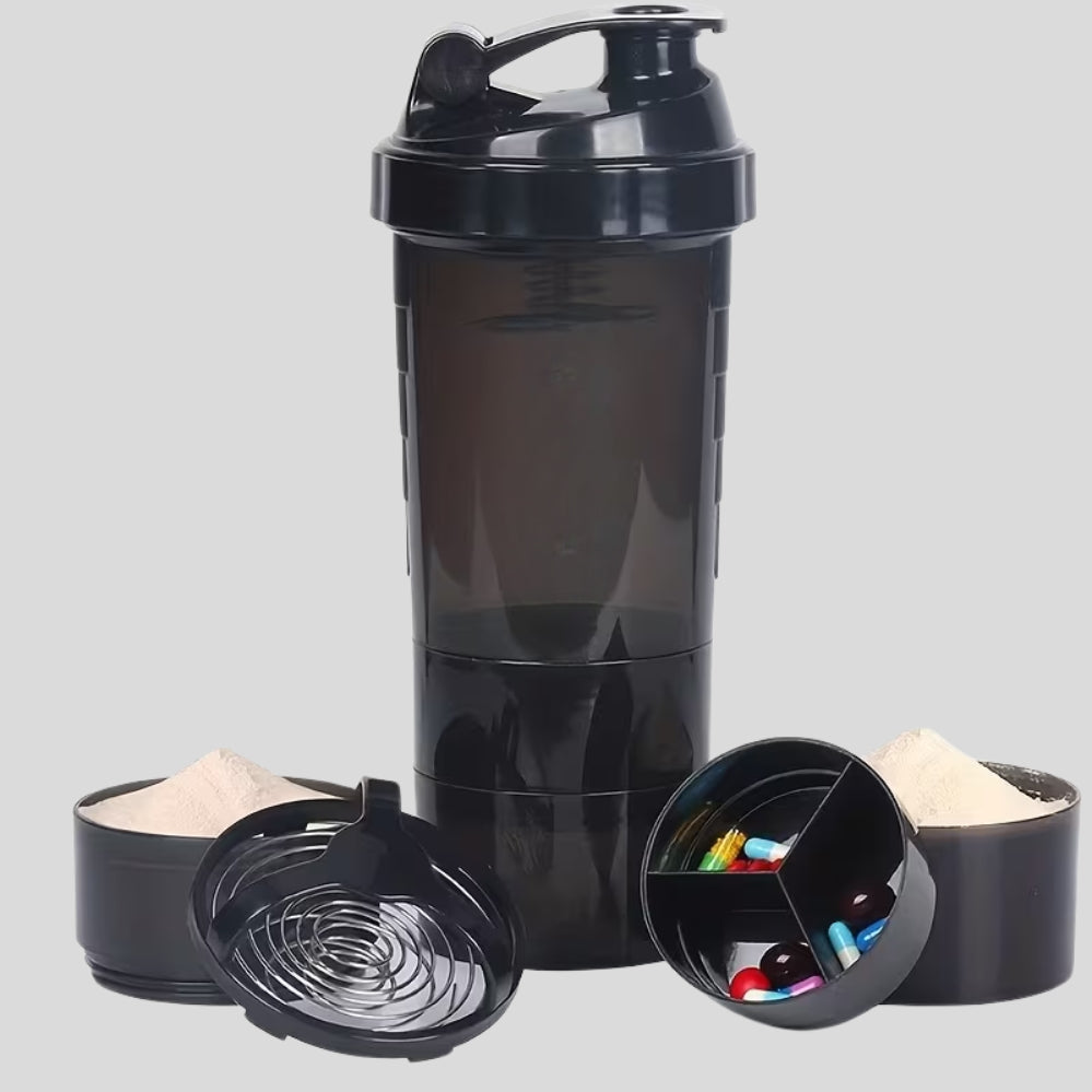 Shaker fitness sport – bouteille mélange protéine, gym et entraînement