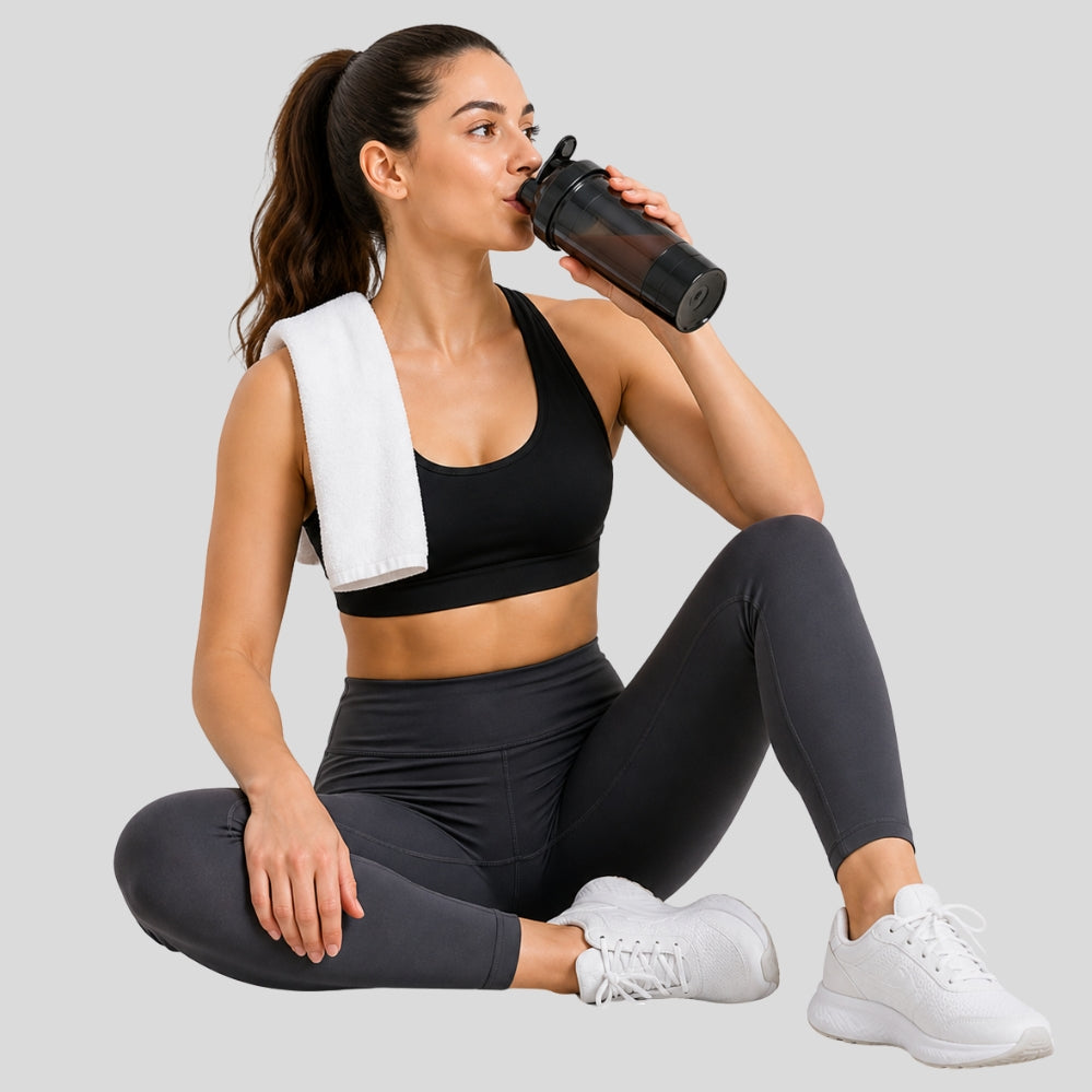 Shaker fitness sport – bouteille mélange protéine, gym et entraînement