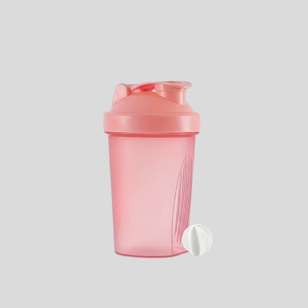 Shaker protéine 13.5oz – étanche avec bille de mélange, gym & fitness