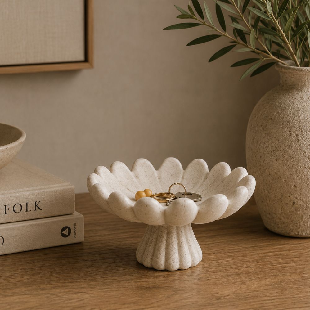 Plateau Décoratif en Résine pour Ramadan et Aïd – Décoration Élégante pour Maison et Table