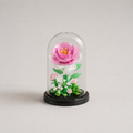Blocs de construction fleur – décoration bureau avec couvercle anti-poussière, cadeau romantique